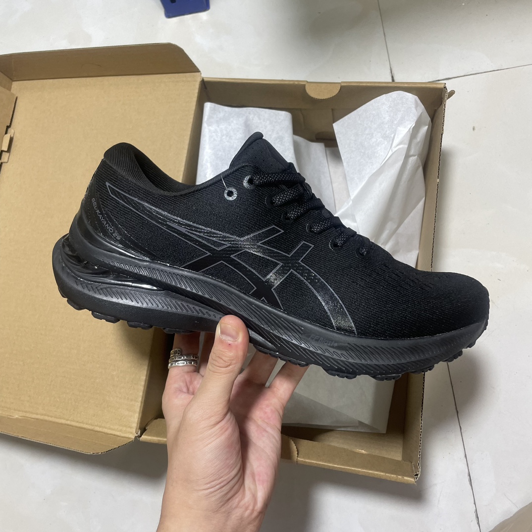 Asics Gel-Kayano 29 negro puro, zapatillas de running casuales y deportivas con airbag de nanofibras, #materi…