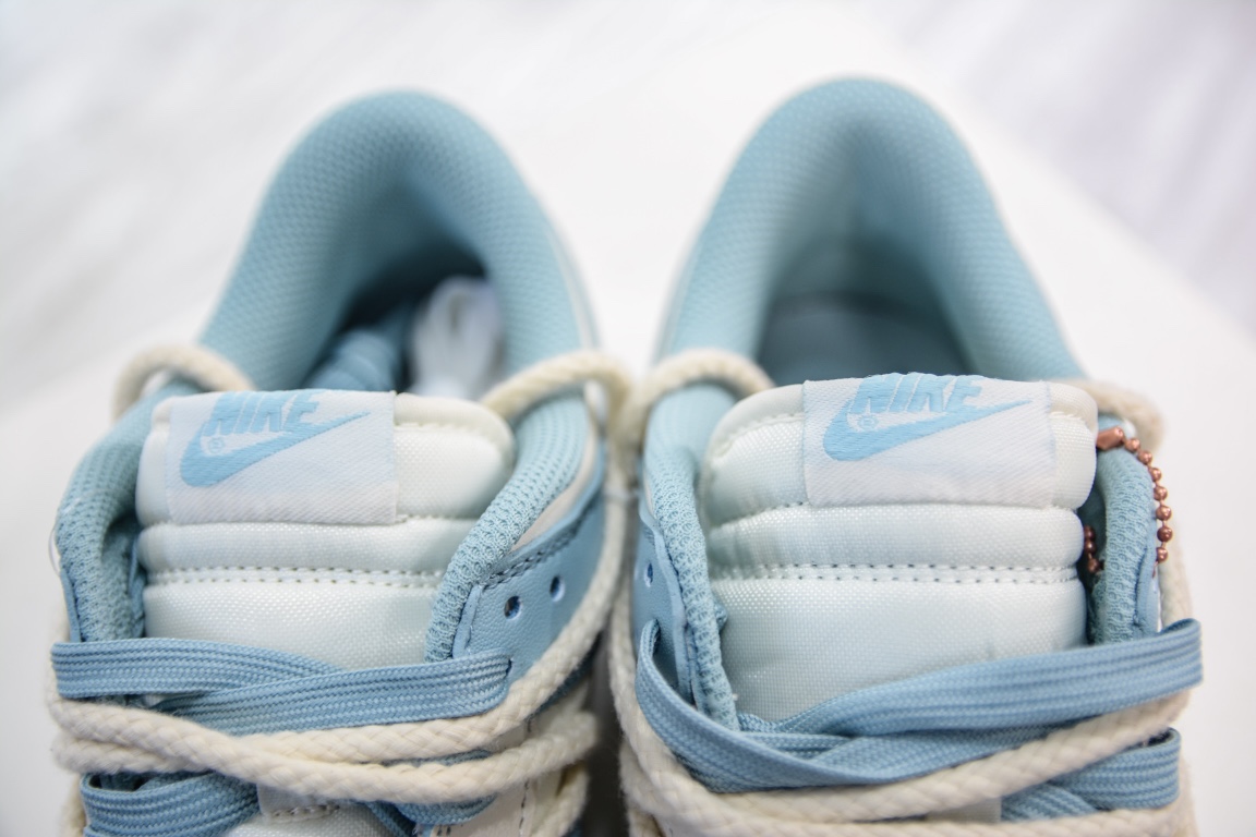 R Nike Dunk Low Summer Stars Sea Salt Milk Ice Customized Edition Deconstructed Strap Casual Sneakers DD1503-123