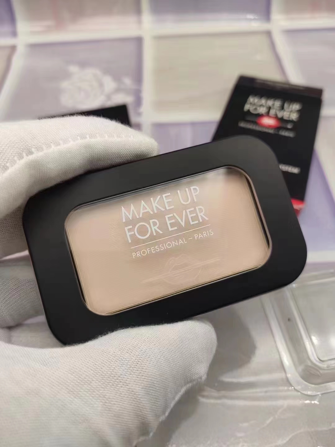 60. Polvo compacto iluminador de Make Up For Ever H100/Alta calidad 🔜 ¡Alta calidad! Nuevo molde privado, polvo compac…