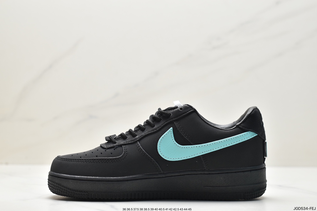 Co-branded luxury brand-Tiffany & Co. x Nike Air Force 1 Low SP ”1837” Air Force One DZ1382-001