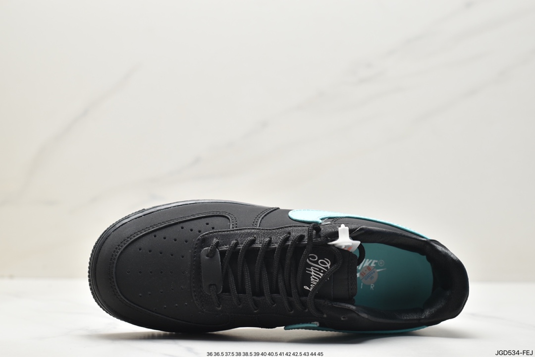 Co-branded luxury brand-Tiffany & Co. x Nike Air Force 1 Low SP ”1837” Air Force One DZ1382-001