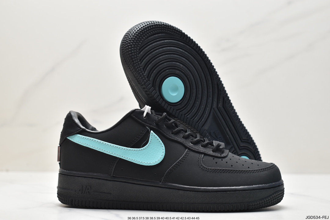 Co-branded luxury brand-Tiffany & Co. x Nike Air Force 1 Low SP ”1837” Air Force One DZ1382-001