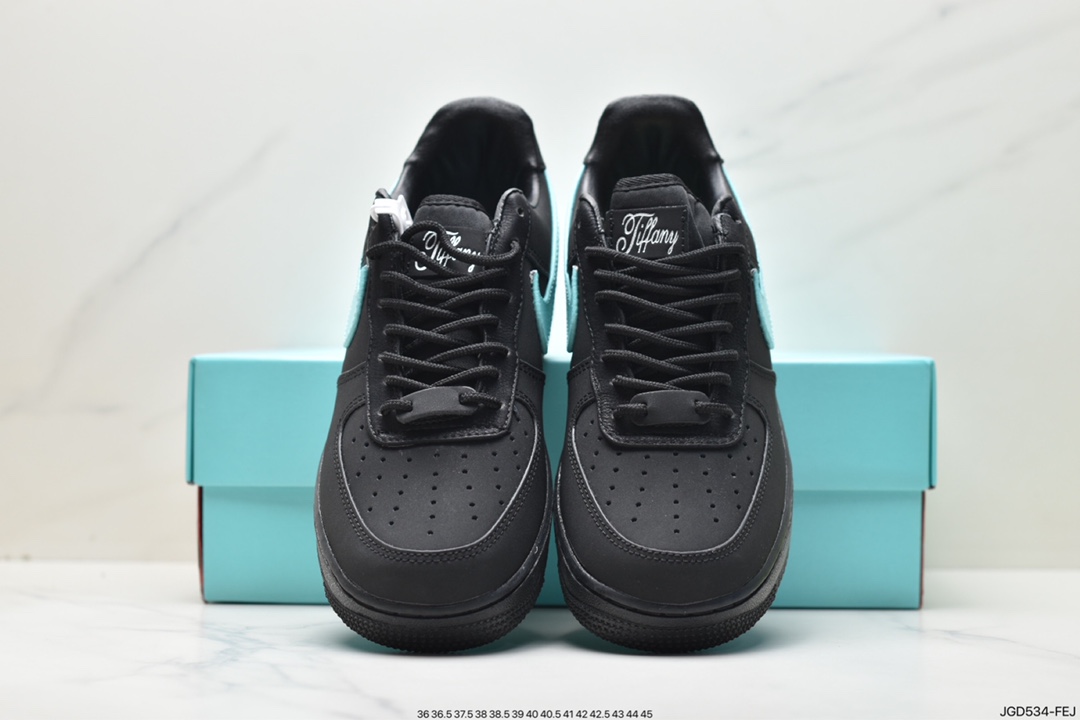 Co-branded luxury brand-Tiffany & Co. x Nike Air Force 1 Low SP ”1837” Air Force One DZ1382-001