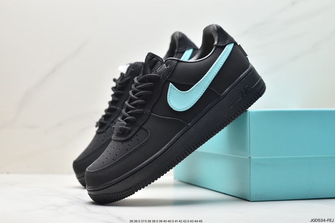 Co-branded luxury brand-Tiffany & Co. x Nike Air Force 1 Low SP ”1837” Air Force One DZ1382-001