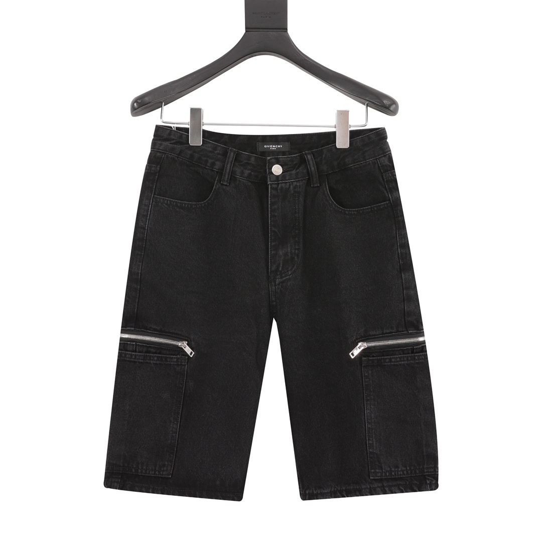 Recogida local (disponible en tiendas) Shorts de mezclilla de trabajo con empalme de cremalleras de Givenchy/Givenchy. …