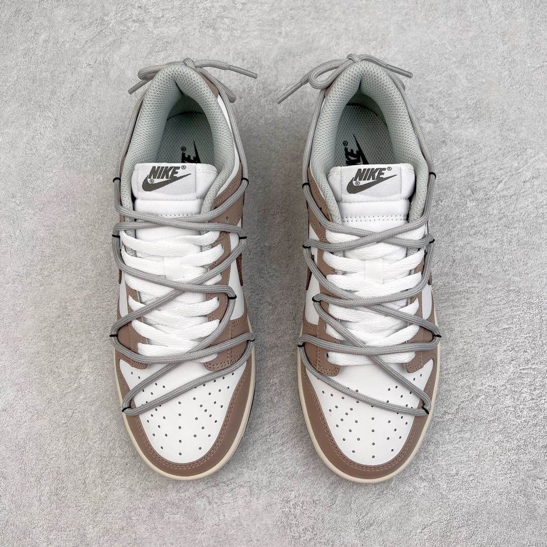 图片[2]-＃YC纯原福利 NK Dunk Low 可可拿铁 摩卡棕 DD1503-117 定制系列天花板 无原鞋不开发 全系列得物原鞋一比一校对开发 配色持续更新中 终端对接 优势输出 全套原厂楦头原纸板数据档案倾力打造 原汁原味莞产 极致还原 圈内最强针车工艺 高端零售指定版 广东原厂配套原盒原标 鞋盒分三个尺码段 原厂冲刀 超高清洁度 全鞋零毛边皮料切割 采用原厂百宏鞋带以及原厂百宏织唛舌标 内标可供原厂几率过验 进口原装条纹中底布 四线拉帮白色点胶 原厂拉帮手法遵循公司 原厂电绣 极致还原 尺码：35.5 36 36.5 37.5 38 38.5 39-选品中心