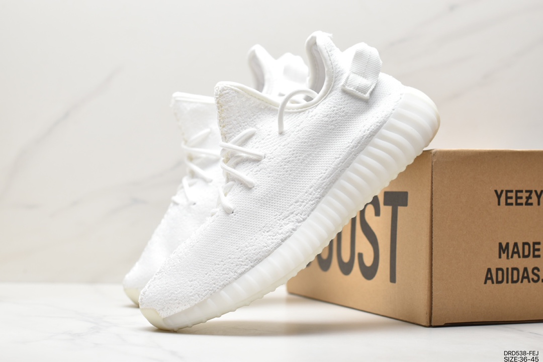 Really explosive Adidas coconut 350 yeezy 350 V2 hollow silk translucent breathing mesh material FU9161