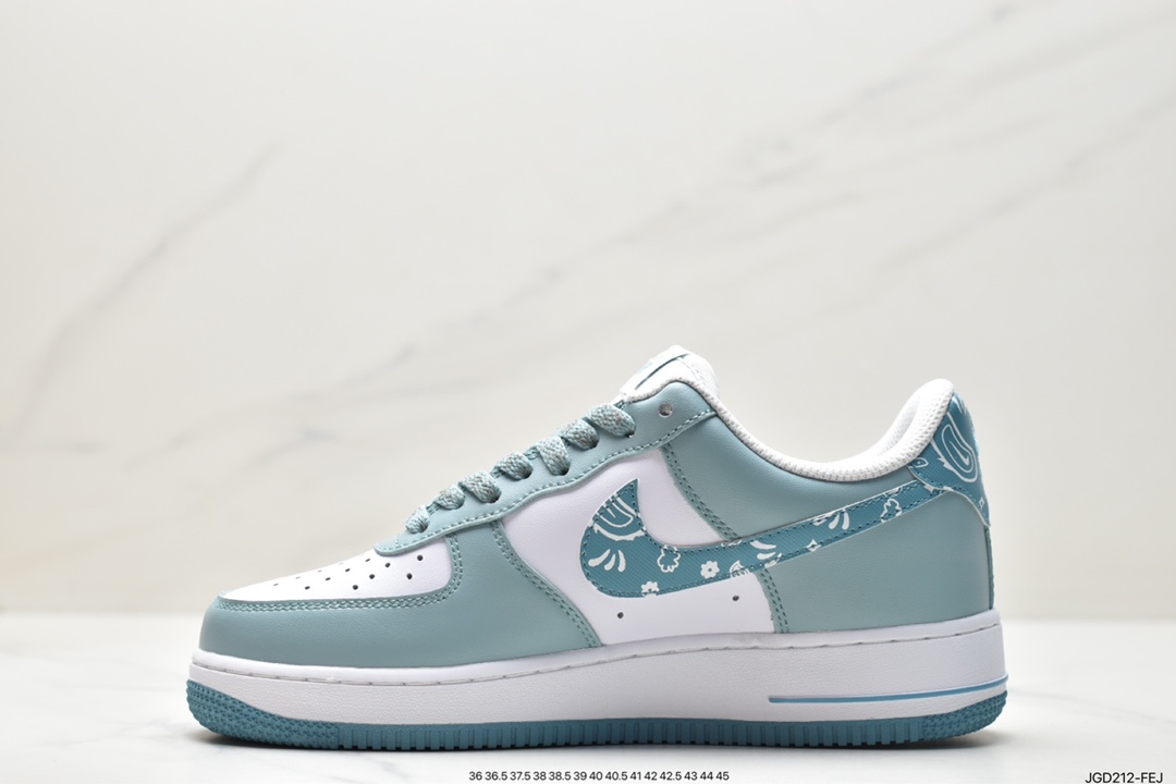 Nike Air Force 1 Low '07 White Blue Cashew Flower XM9612-092