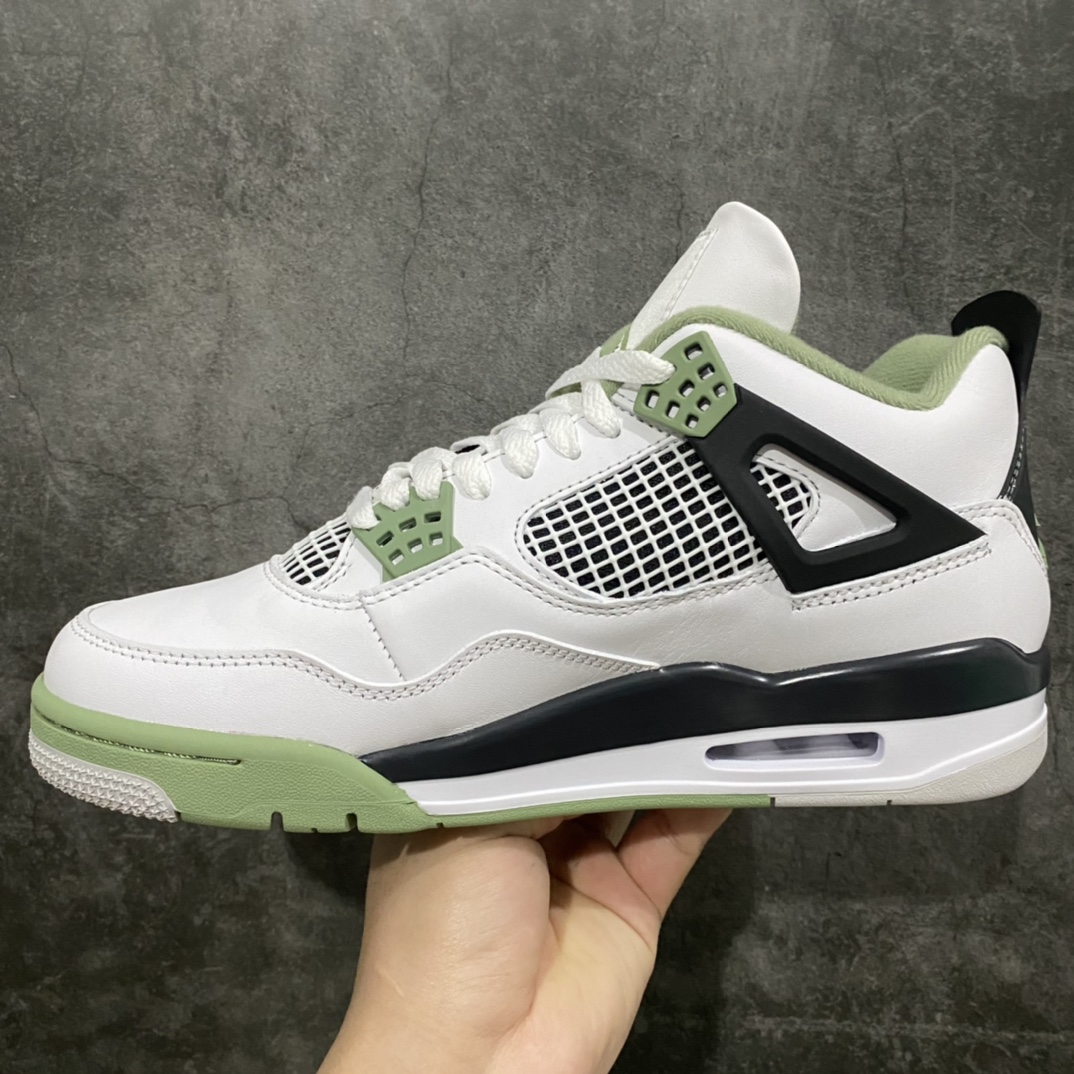 [X version pure original] Air Jordan AJ4 Retro sea foam green AQ9129-103