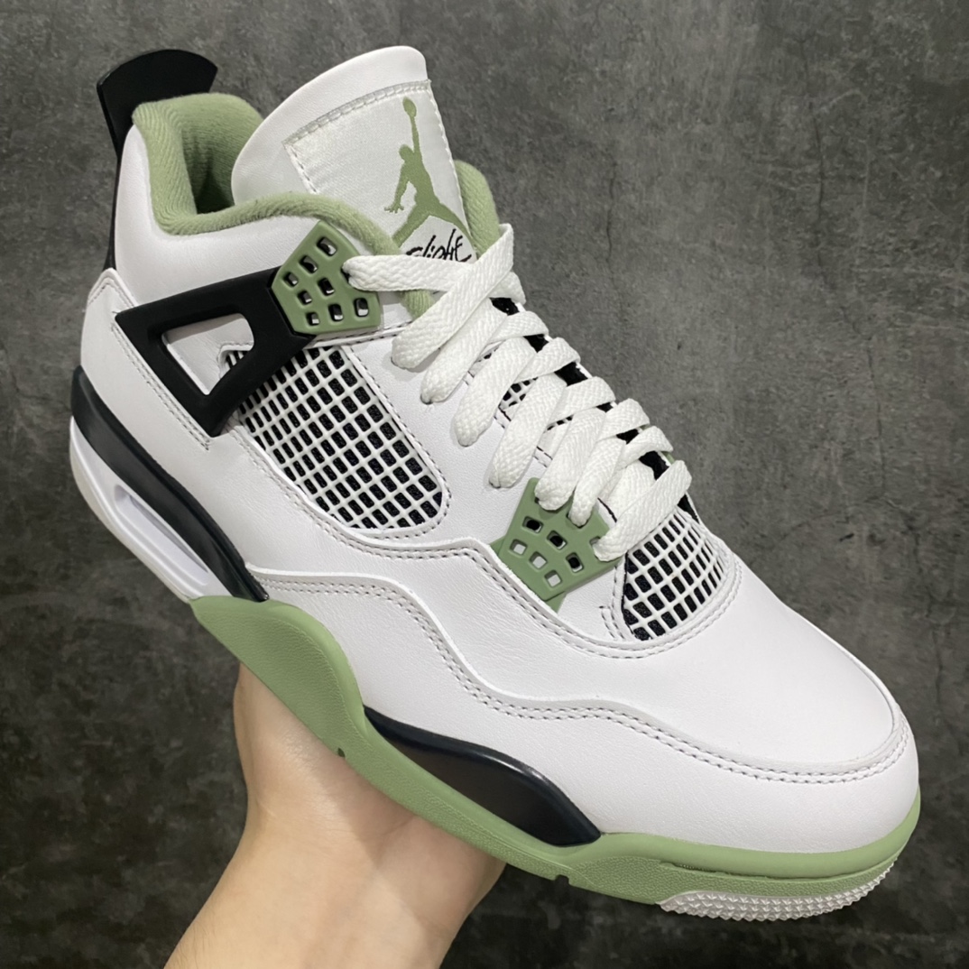 [X version pure original] Air Jordan AJ4 Retro sea foam green AQ9129-103