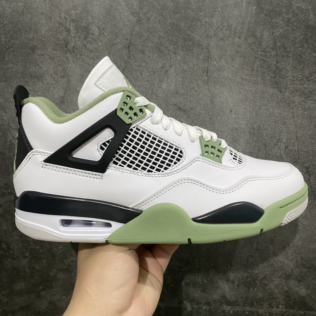 [X version pure original] Air Jordan AJ4 Retro sea foam green AQ9129-103