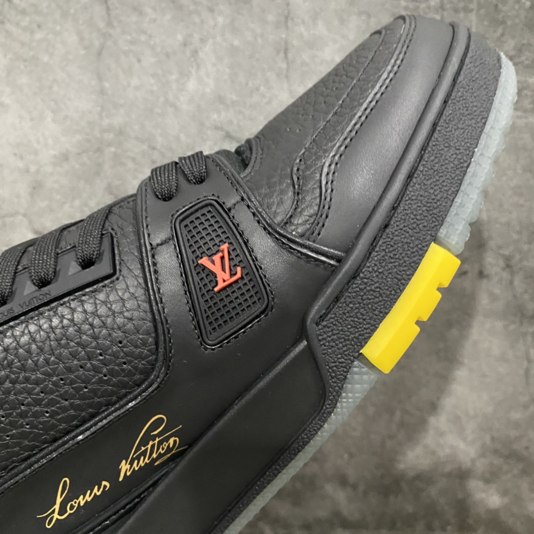 [Adhesive-free top version] LV Trainer series high-end luxury sports shoes available for delivery on the same day