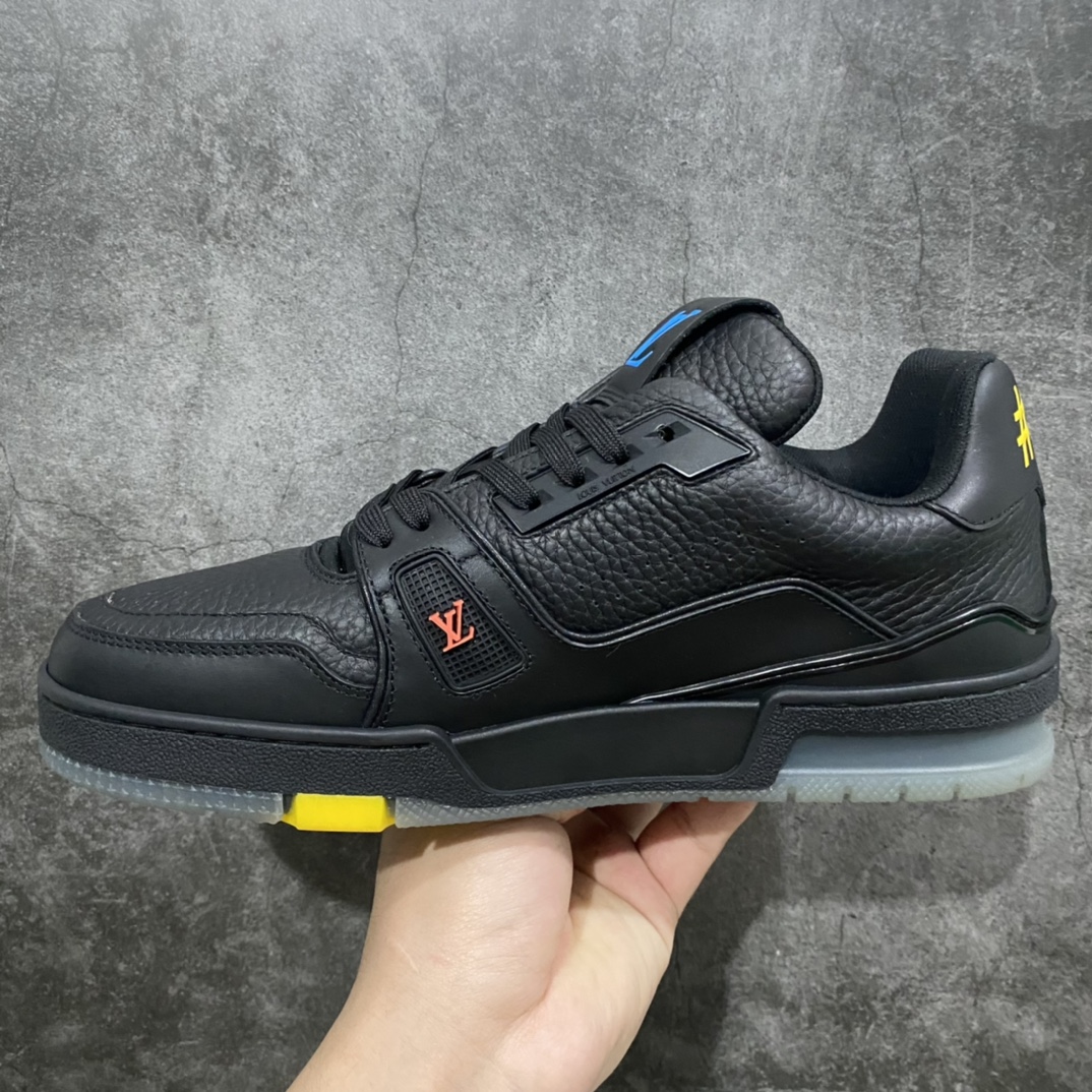 [Adhesive-free top version] LV Trainer series high-end luxury sports shoes available for delivery on the same day