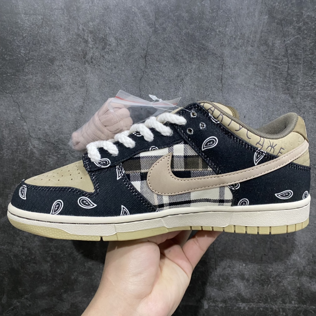 [M version pure original] Travis Scott x Nike SB Dunk Low TS joint cashew flower CT5053-001