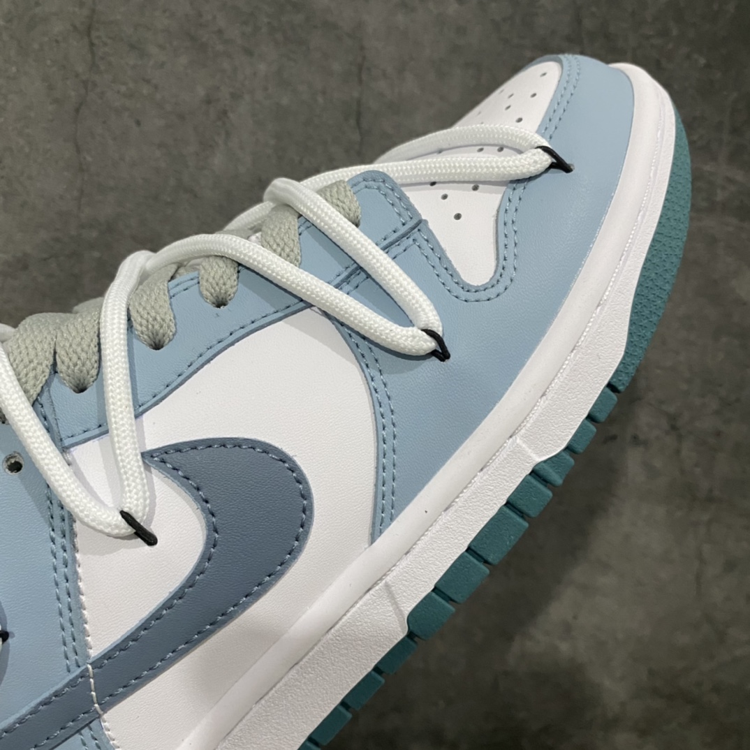 [Z version pure original] NK Dunk Low deconstructed wave soda gray white blue FD9911-101