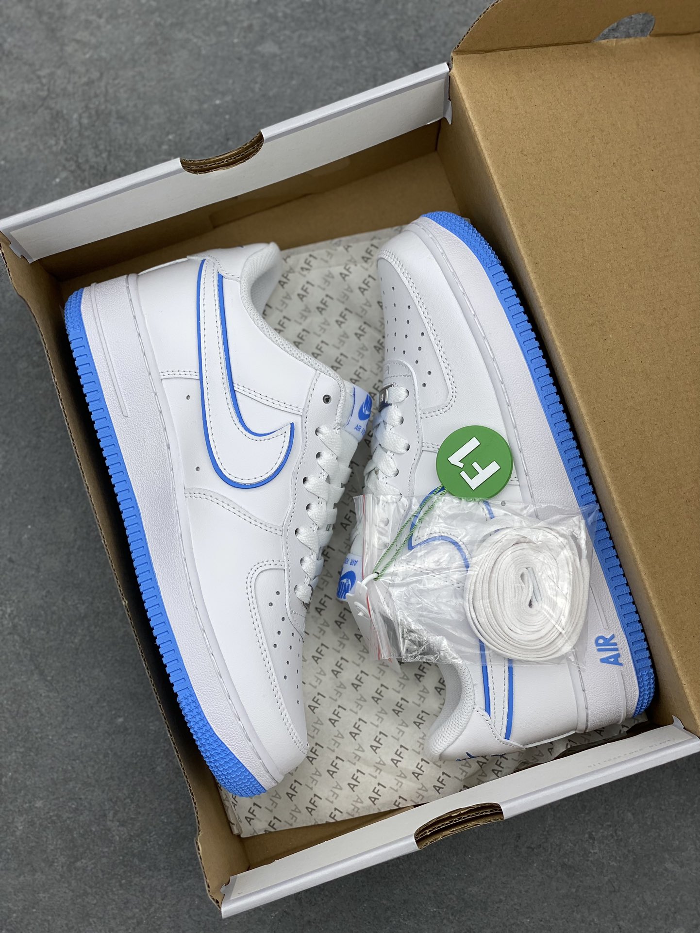 Nike Air Force 1 Low '07 White/Blue Athletic Sneaker (DV0788-101) 10 i1685479265 1081 8