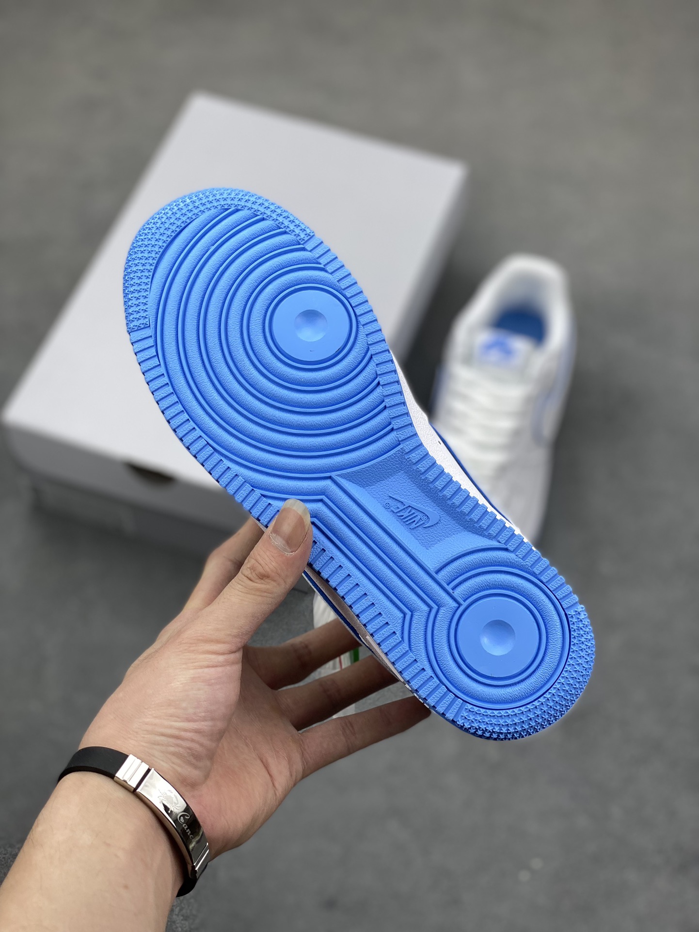 Nike Air Force 1 Low '07 White/Blue Athletic Sneaker (DV0788-101) 7 i1685479265 5384 5