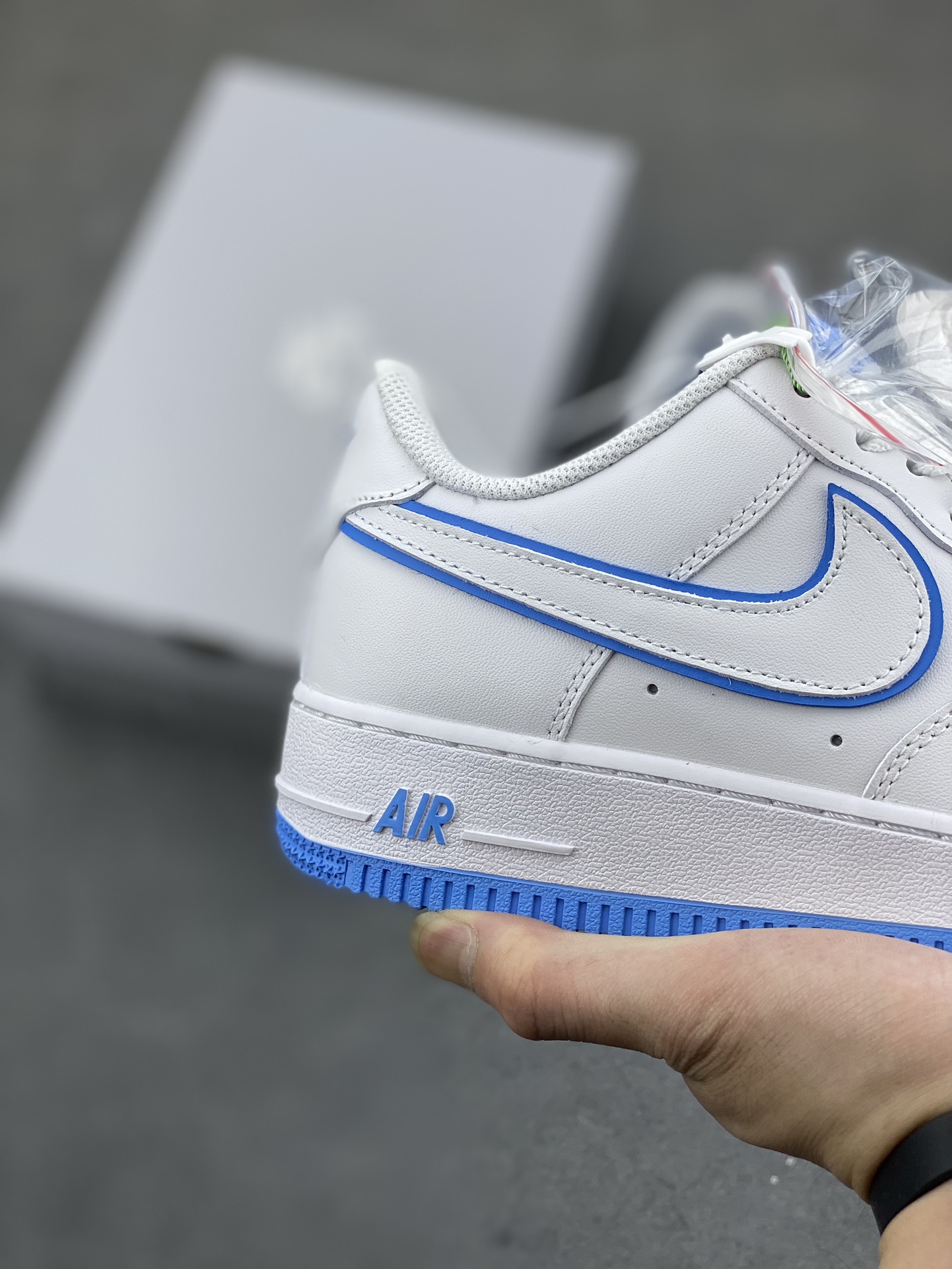 Nike Air Force 1 Low '07 White/Blue Athletic Sneaker (DV0788-101) 6 i1685479265 8183 4