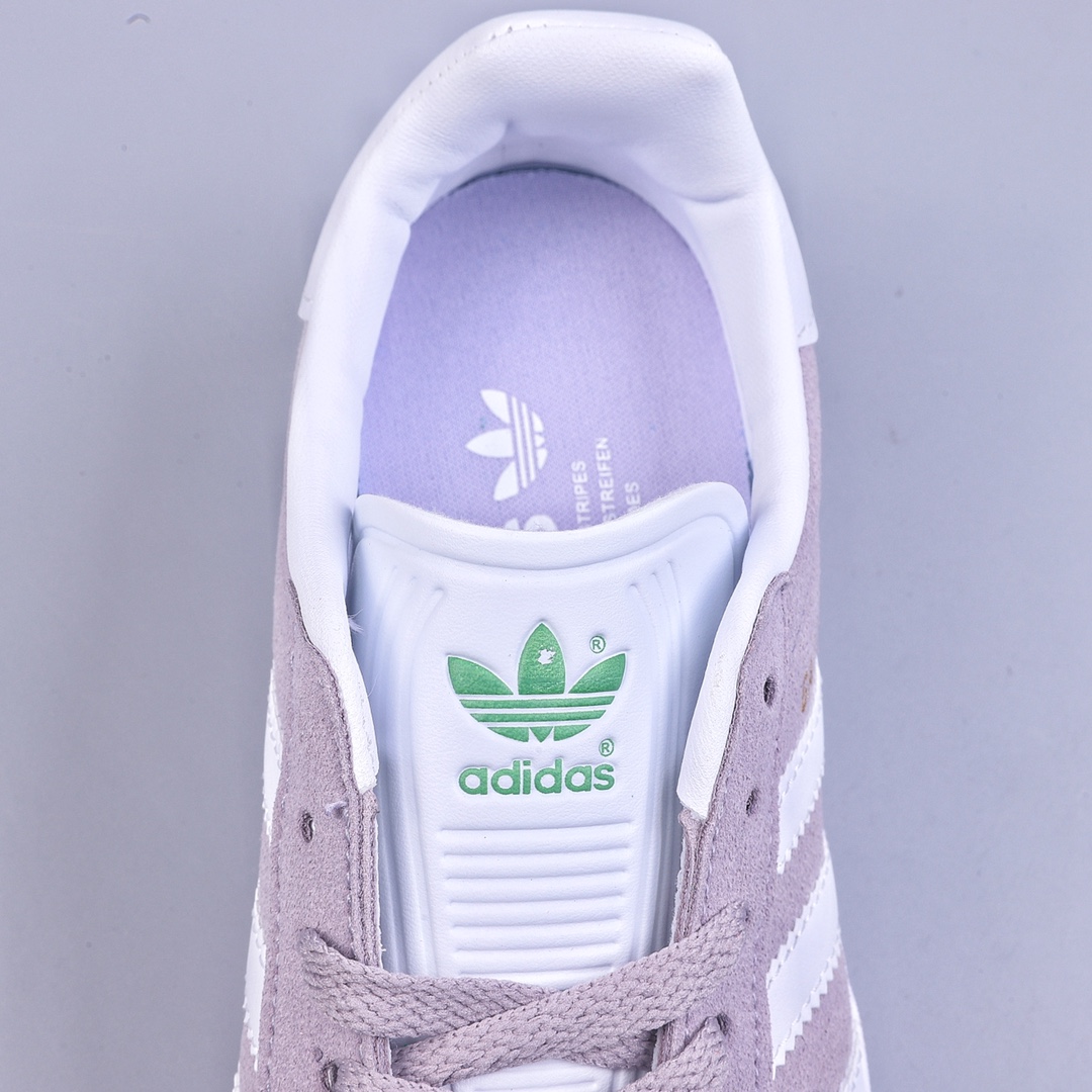 YH Adidas Originals Gazelle lavender low-top retro all-match casual sports sneakers EF6508