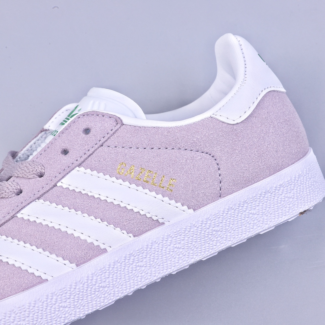 YH Adidas Originals Gazelle lavender low-top retro all-match casual sports sneakers EF6508