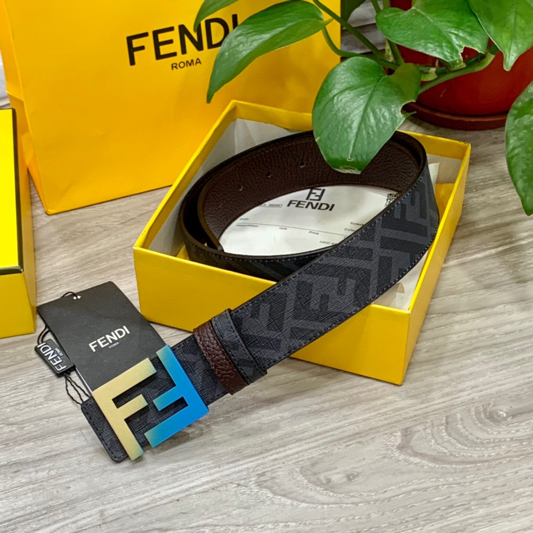 FENDI芬迪专柜同款宽4.0CM双
