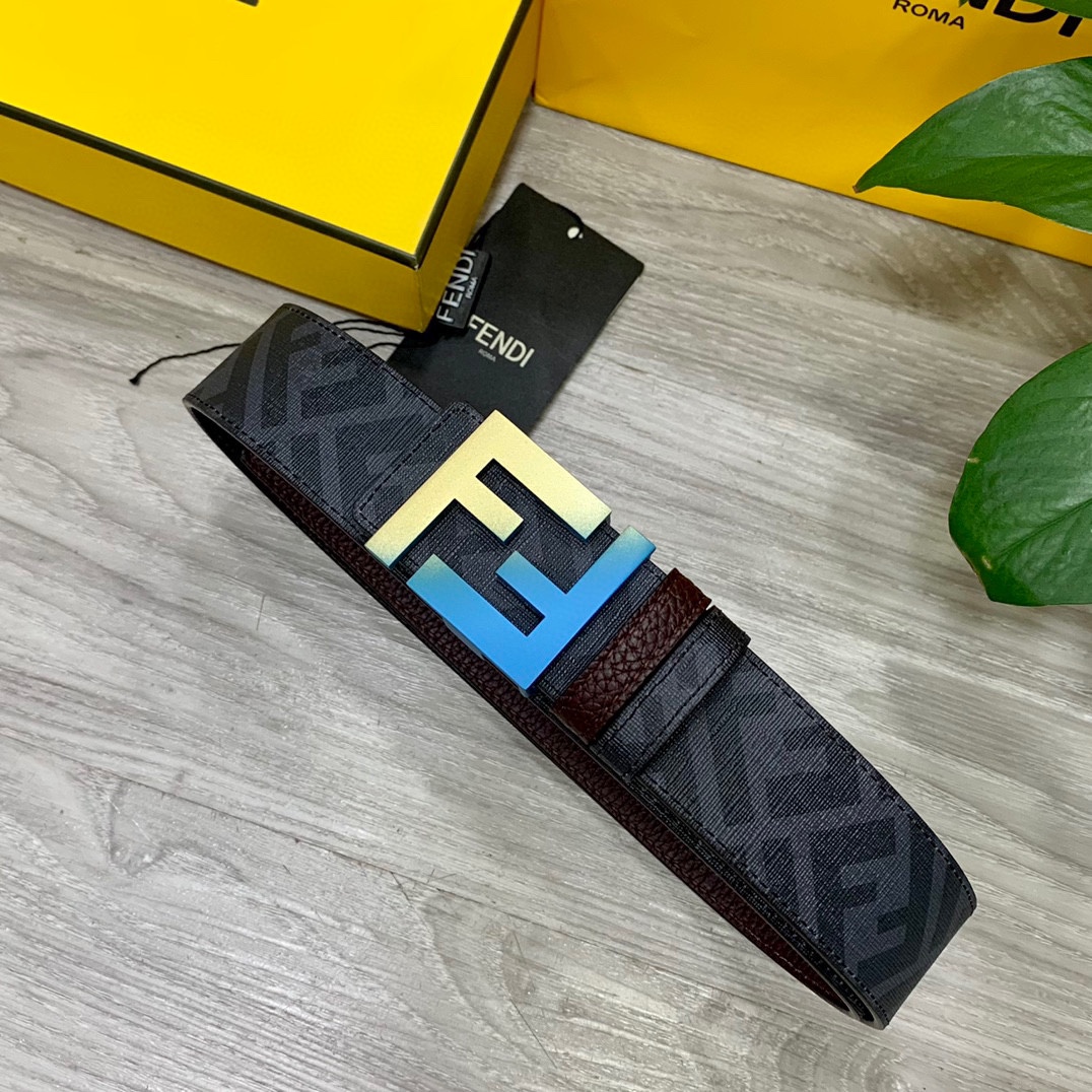 FENDI芬迪专柜同款宽4.0CM双