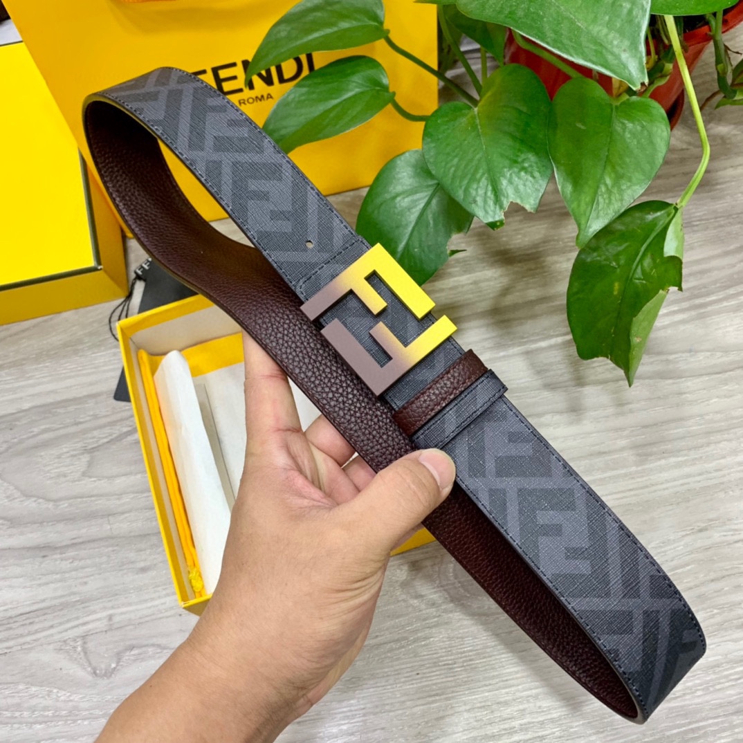 FENDI芬迪专柜同款宽4.0CM双