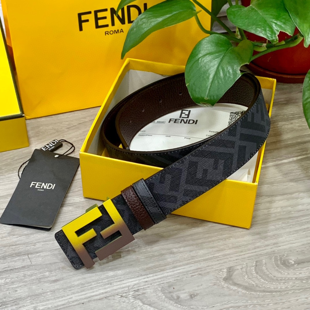 FENDI芬迪专柜同款宽4.0CM双