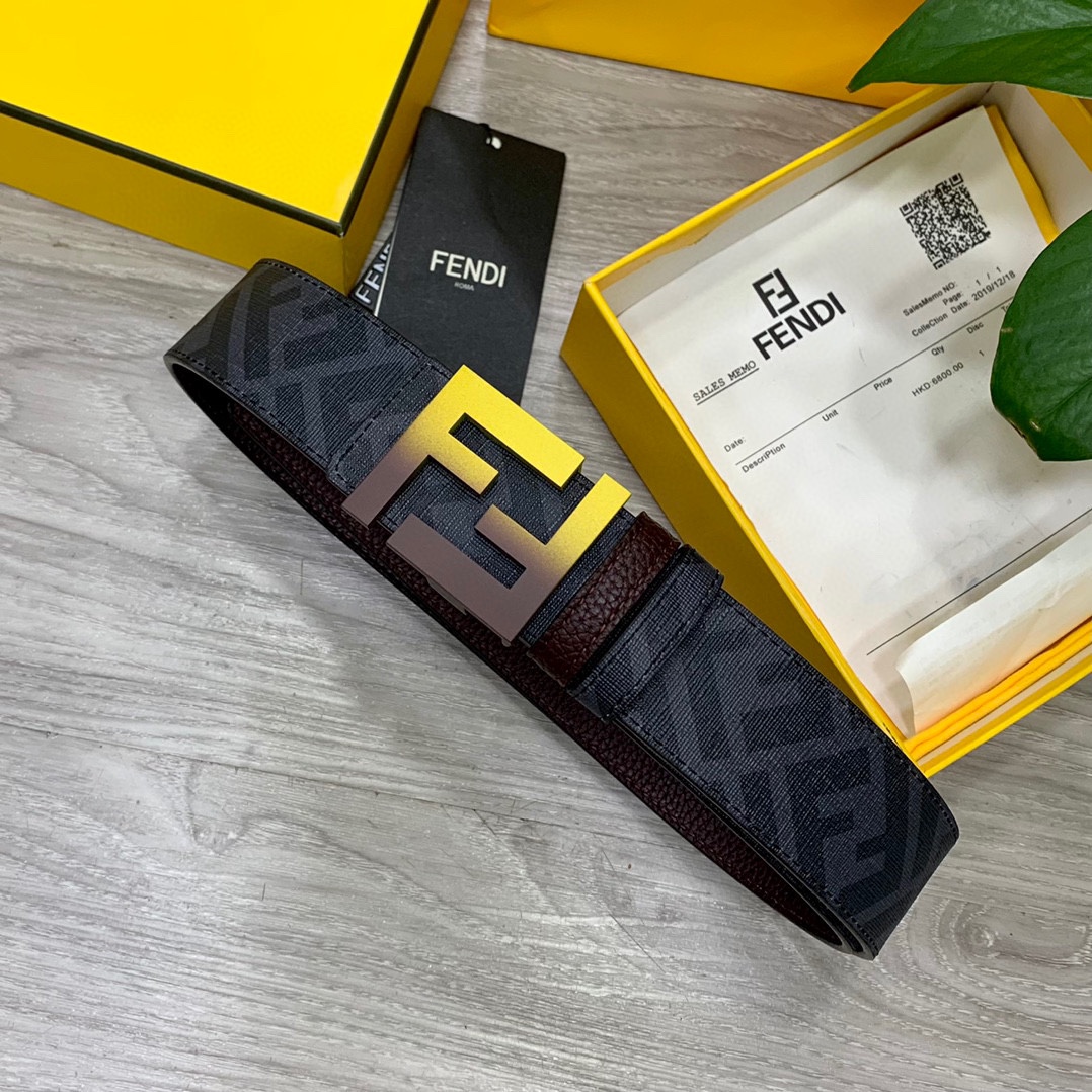FENDI芬迪专柜同款宽4.0CM双