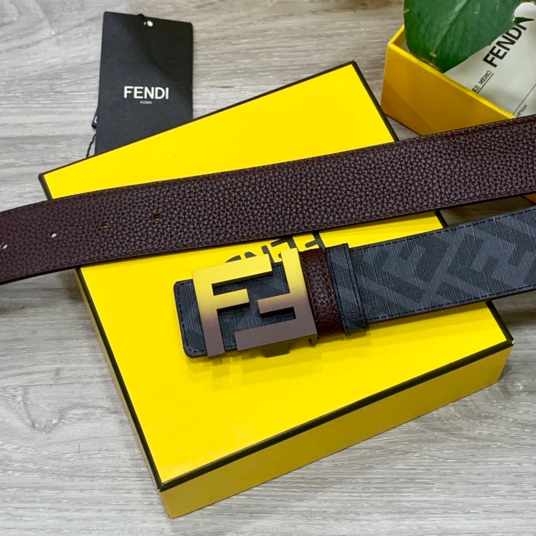 FENDI芬迪专柜同款宽4.0CM双