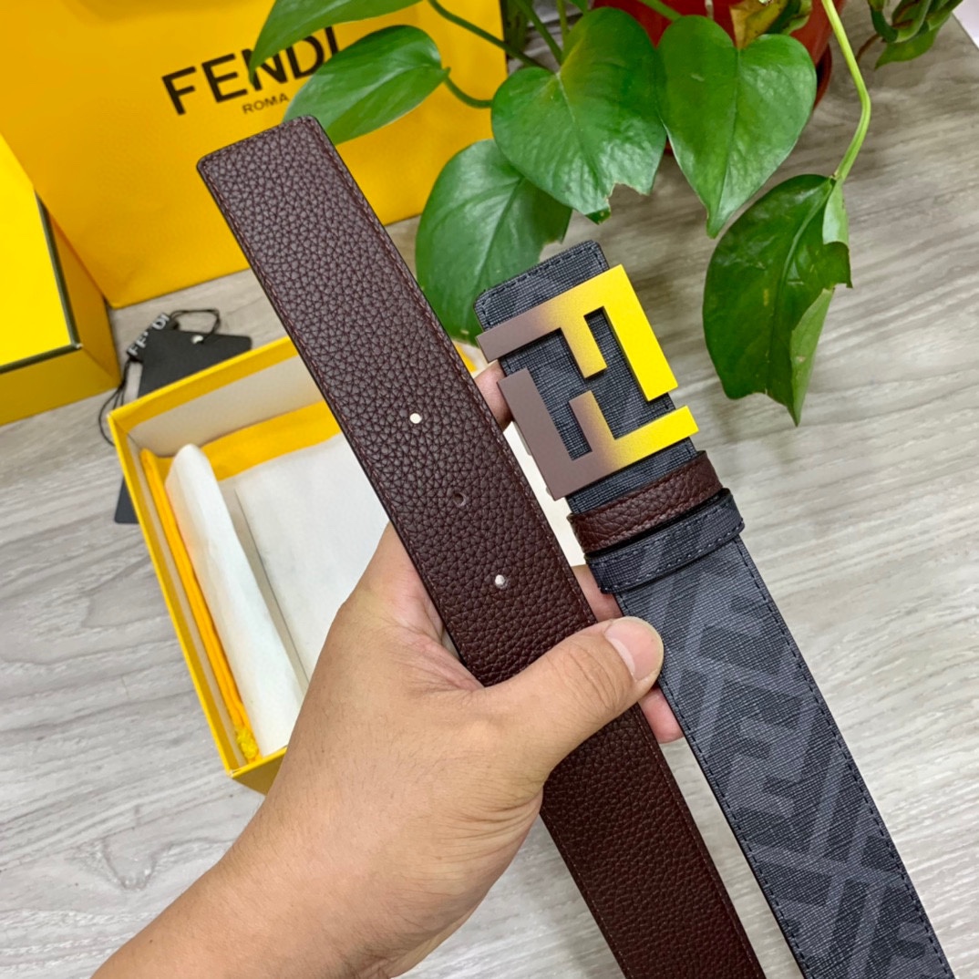 FENDI芬迪专柜同款宽4.0CM双