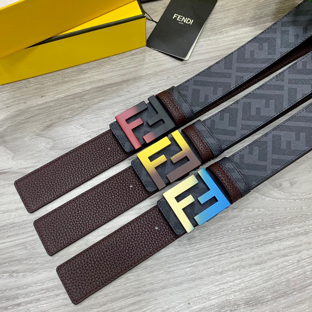 FENDI芬迪专柜同款宽4.0CM双