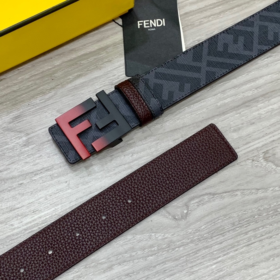 FENDI芬迪专柜同款宽4.0CM双