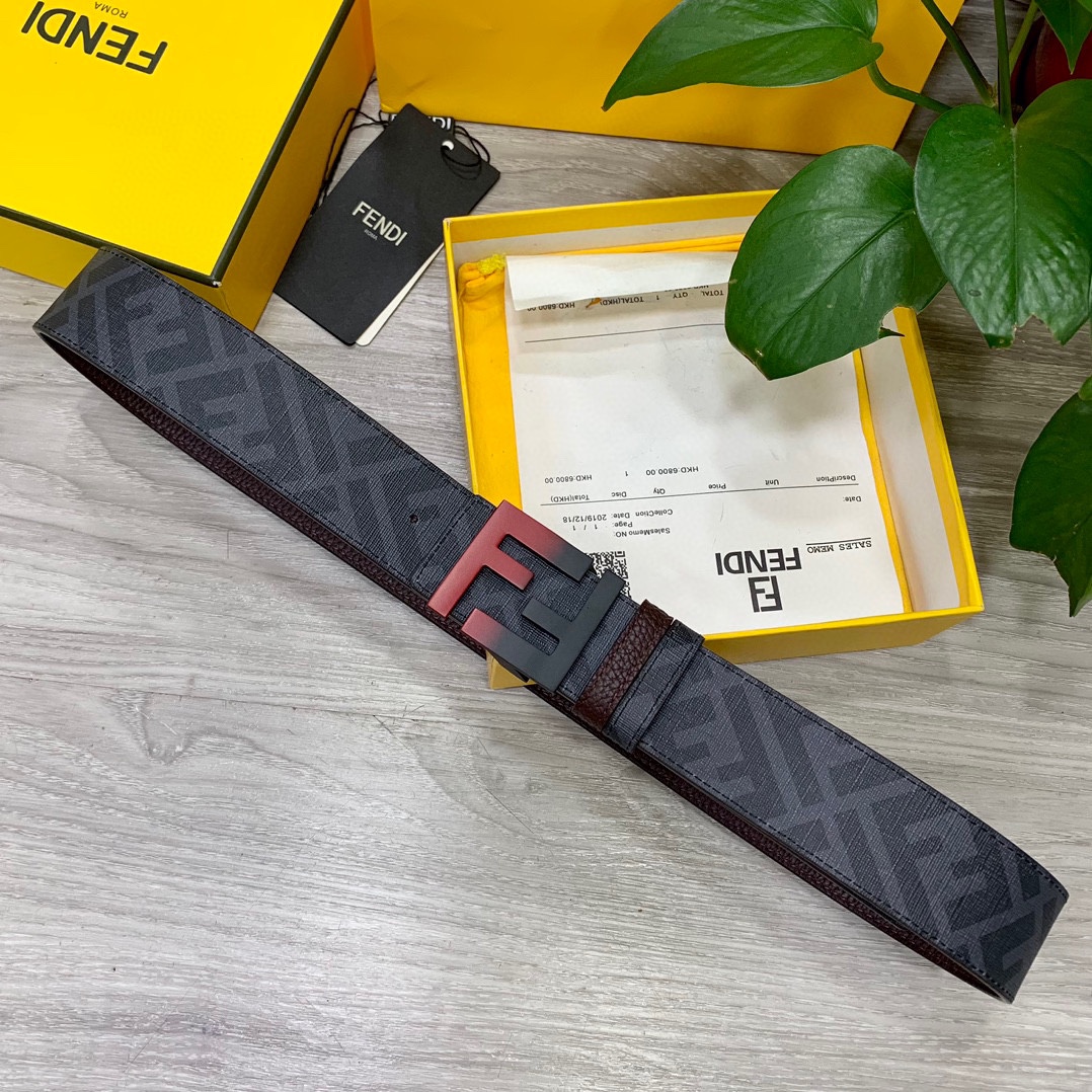 FENDI芬迪专柜同款宽4.0CM双