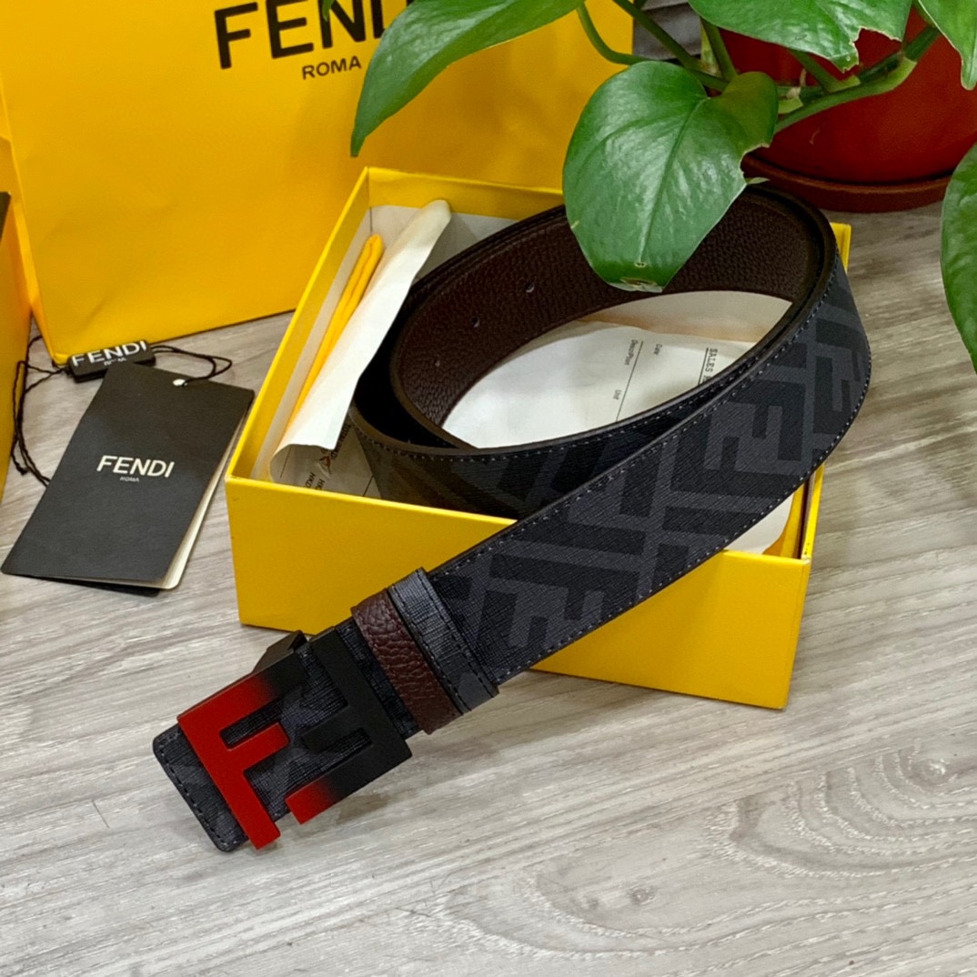 FENDI芬迪专柜同款宽4.0CM双
