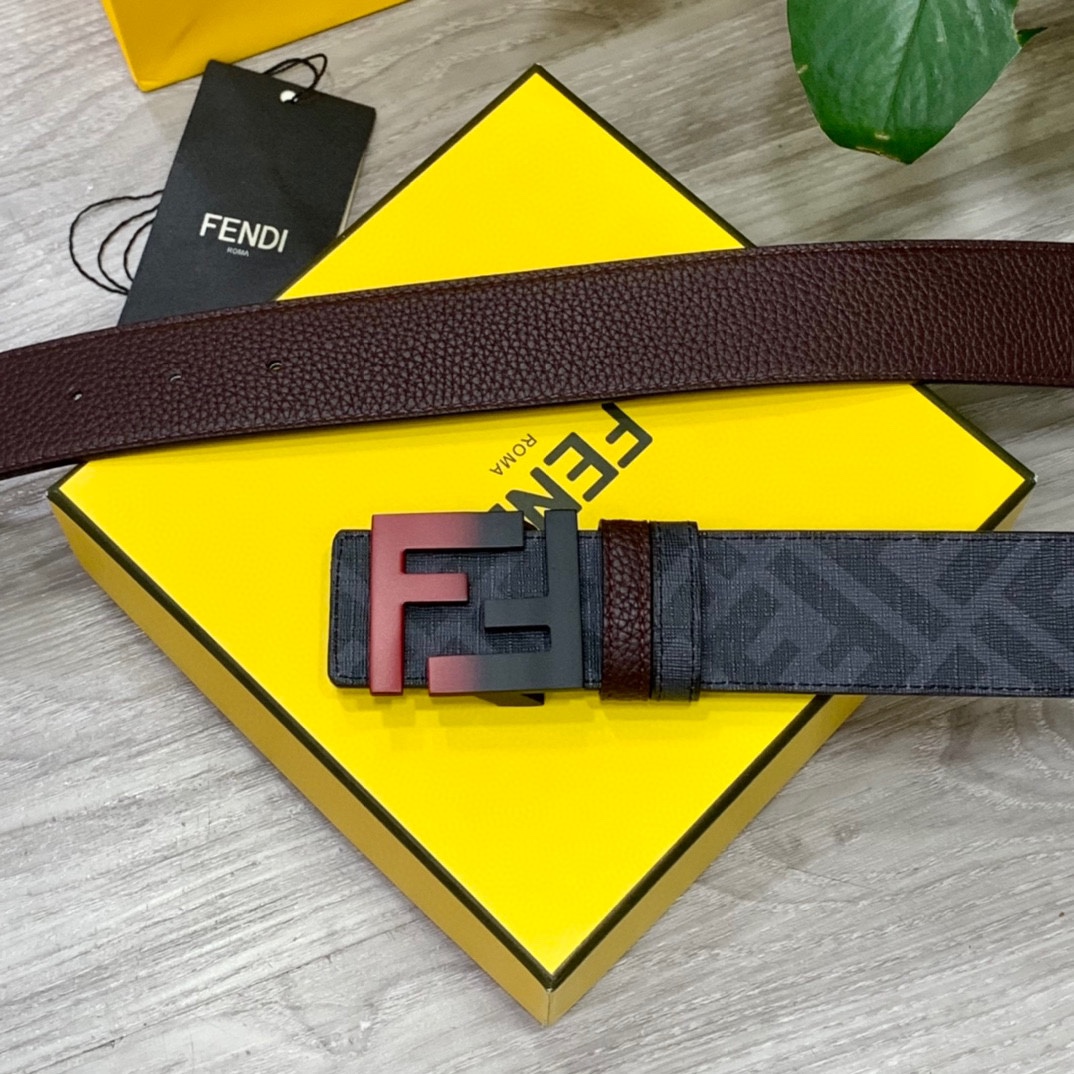 FENDI芬迪专柜同款宽4.0CM双