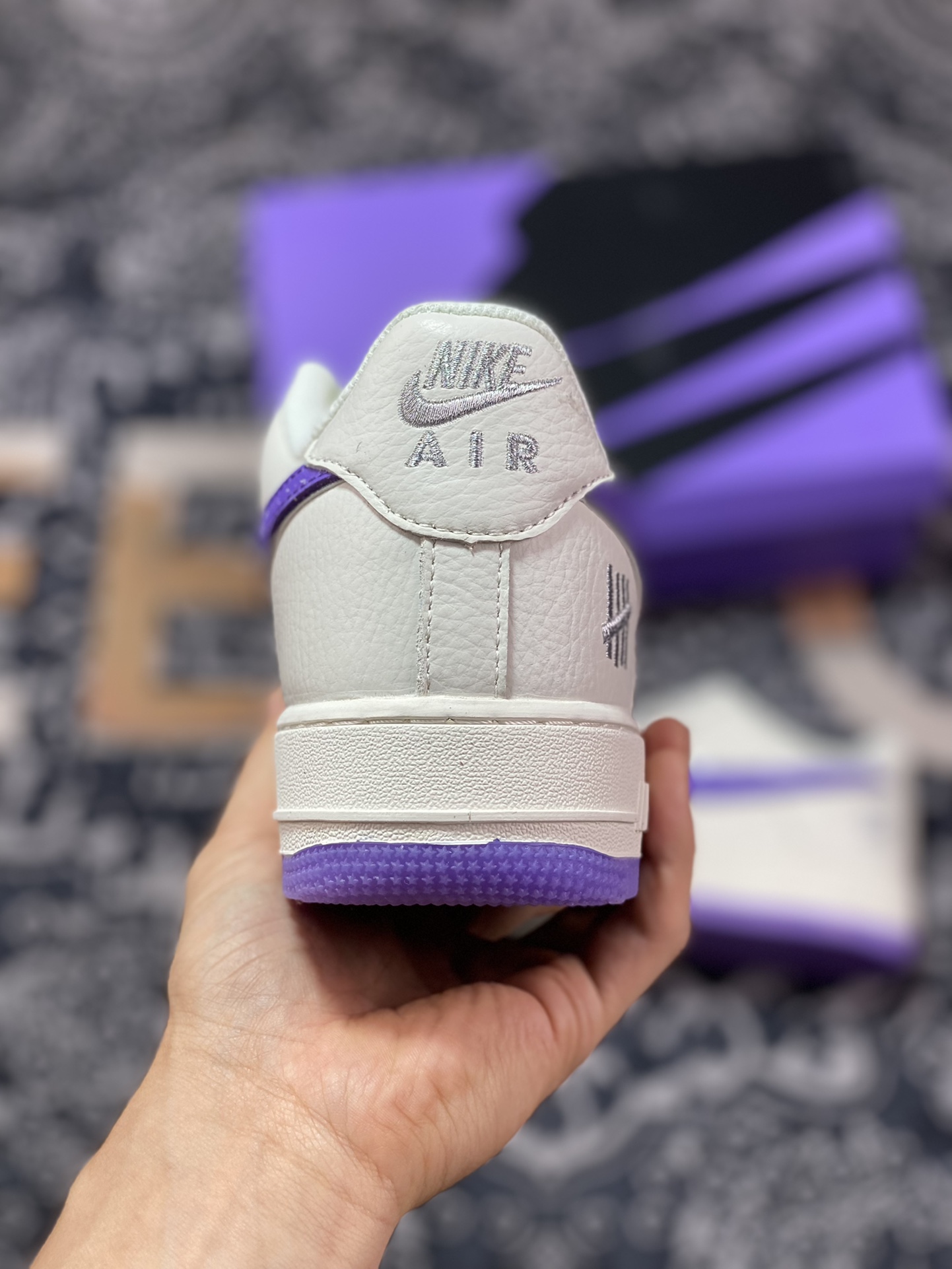 Nike Air Force 1′07 Low ”Beige/Purple/Sliver 3M” Air Force One sneakers BS9055-733