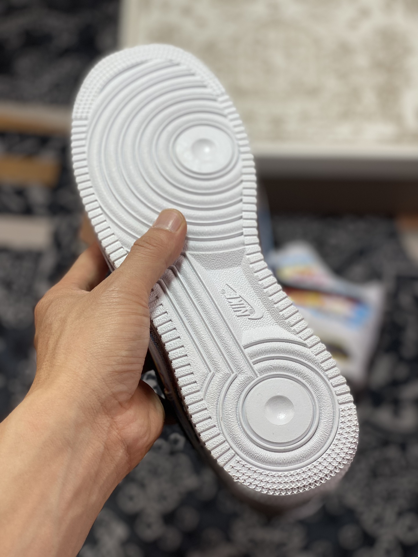 260 Nike Air Force 1 '07 Low”White/Black”空军一号板鞋“白黑彩色小花涂鸦小权志龙”315122-111
