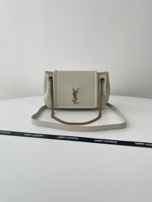 Saint Laurent Mini Nolita Quilted Leather Shoulder Bag - Timeless Elegance 1 Saint Laurent Mini Nolita Quilted Leather Shoulder Bag - Timeless Elegance