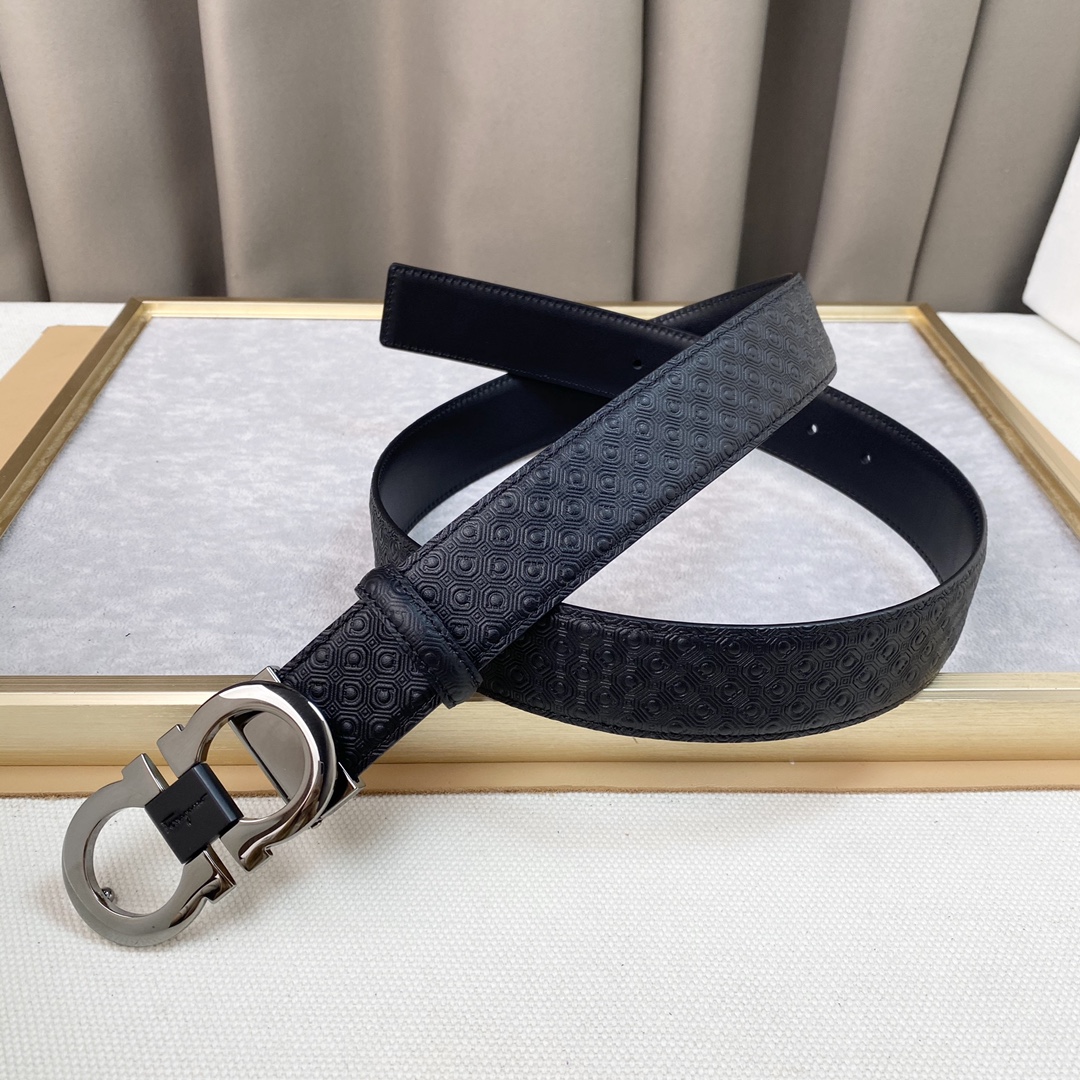 男士费拉柔软细腻百搭大方宽3.5CM