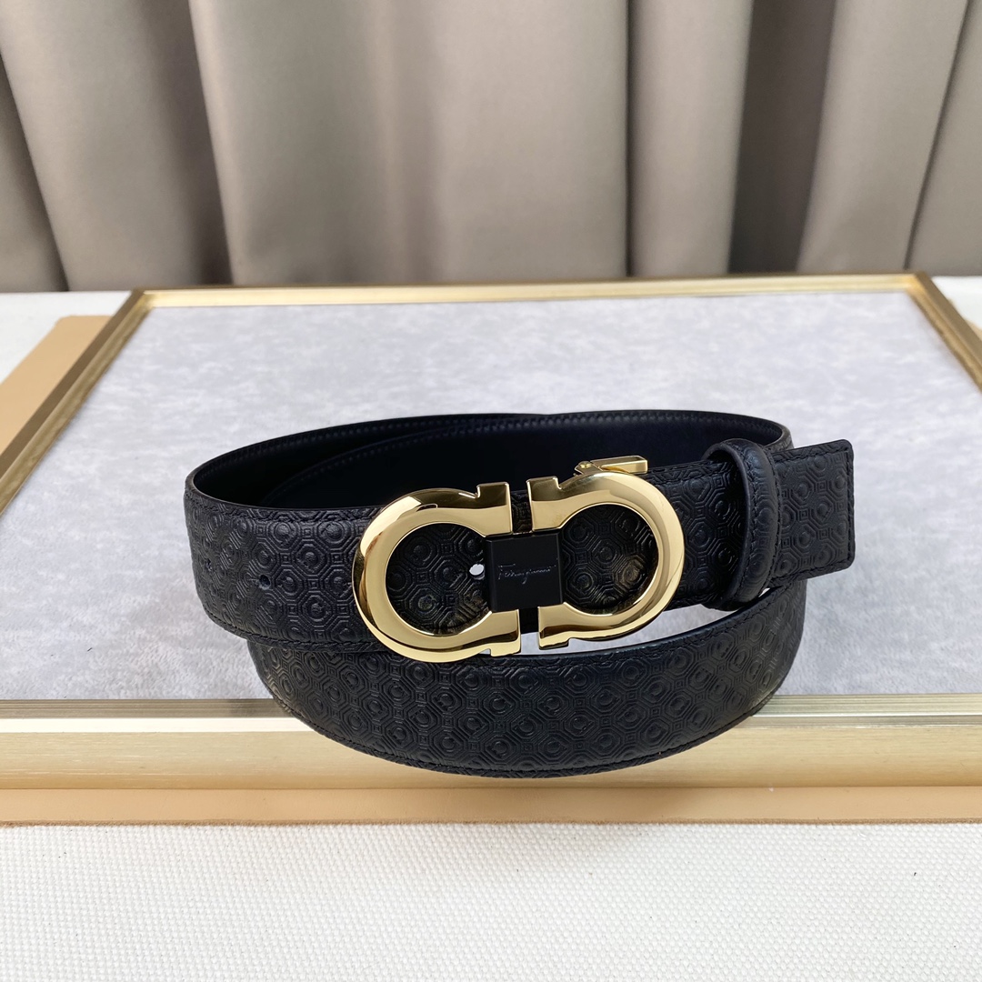 男士费拉柔软细腻百搭大方宽3.5CM