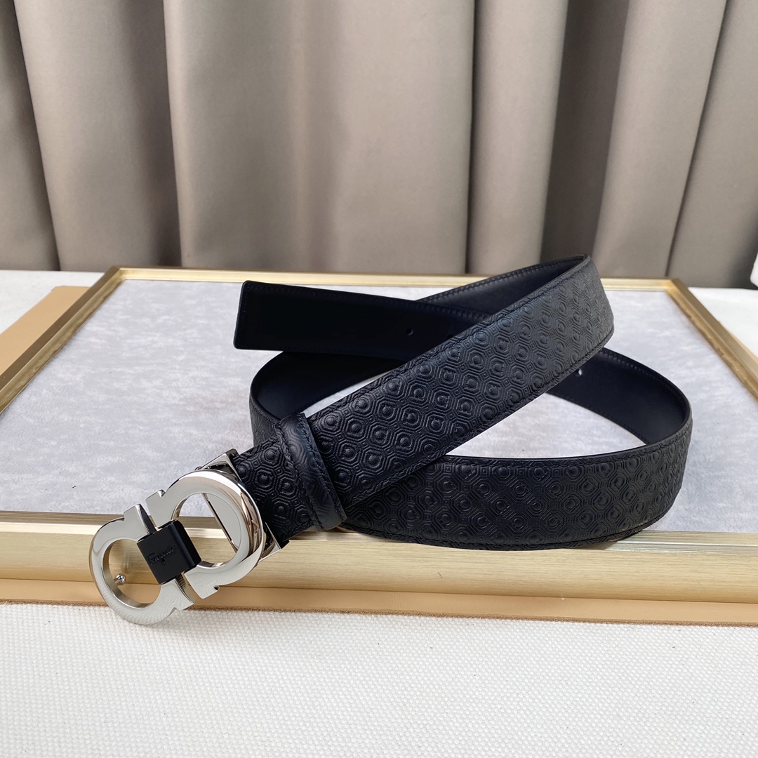 男士费拉柔软细腻百搭大方宽3.5CM