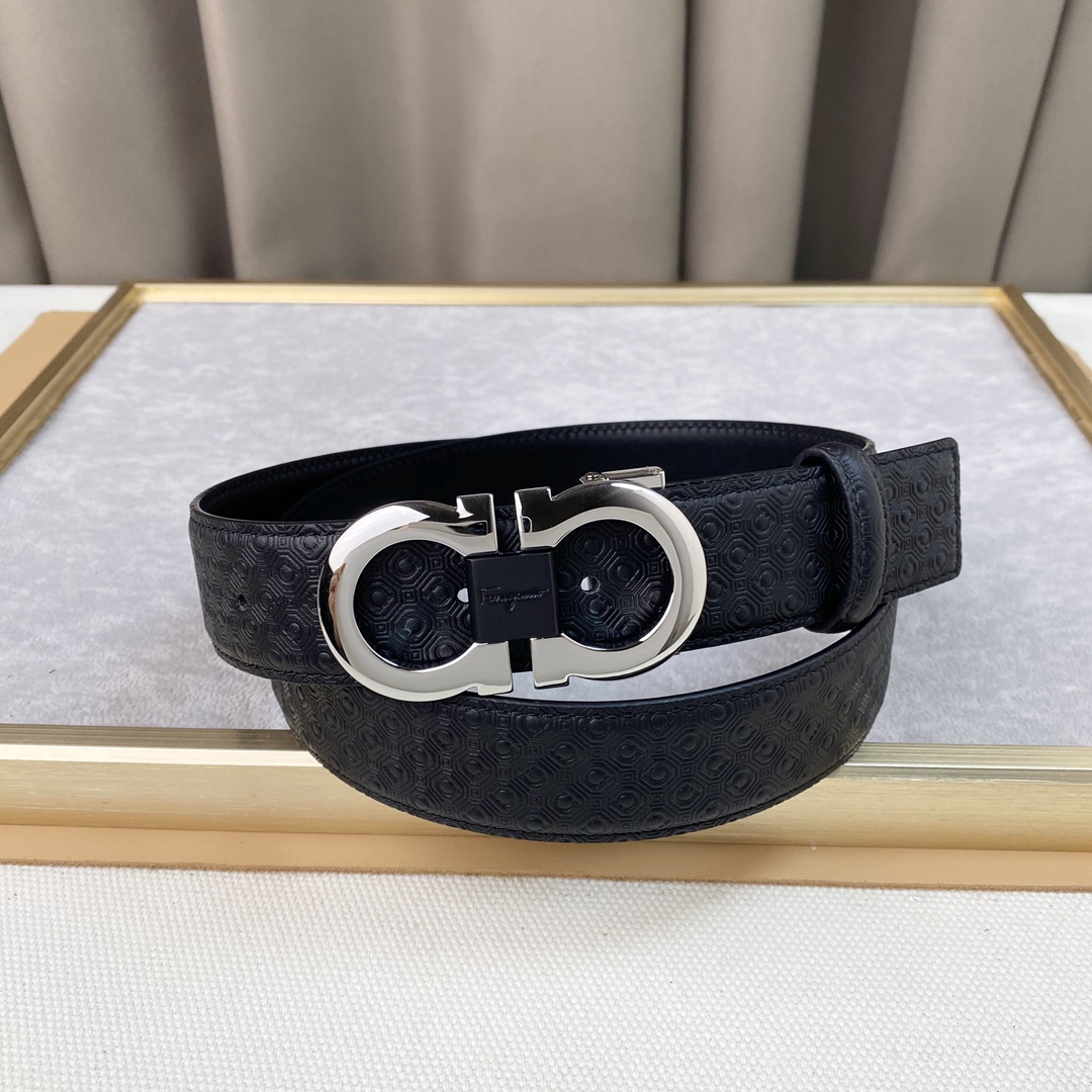 男士费拉柔软细腻百搭大方宽3.5CM