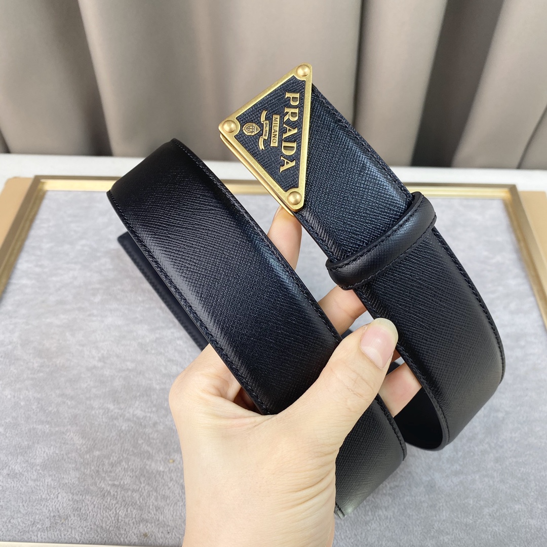 普拉D头层牛皮宽3.8CM官网同步纯