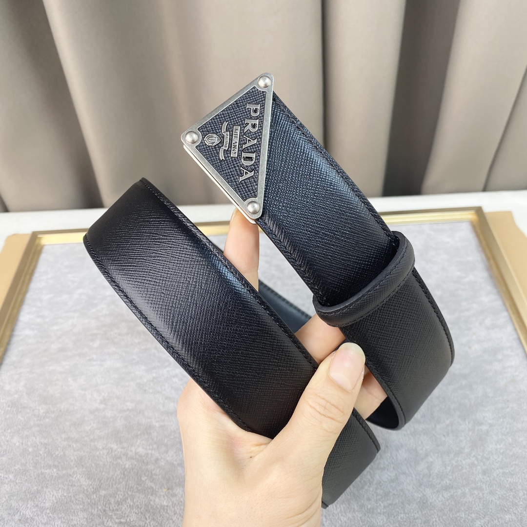 普拉D头层牛皮宽3.8CM官网同步纯