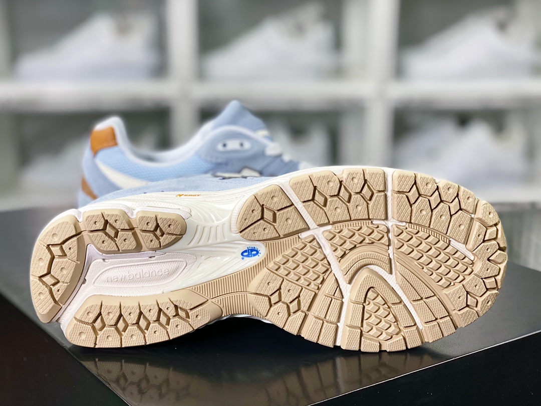 2002R Series Retro Dad Style Casual Sports Jogging Shoes ”Light Wet Blue White Brown” M2002RSD