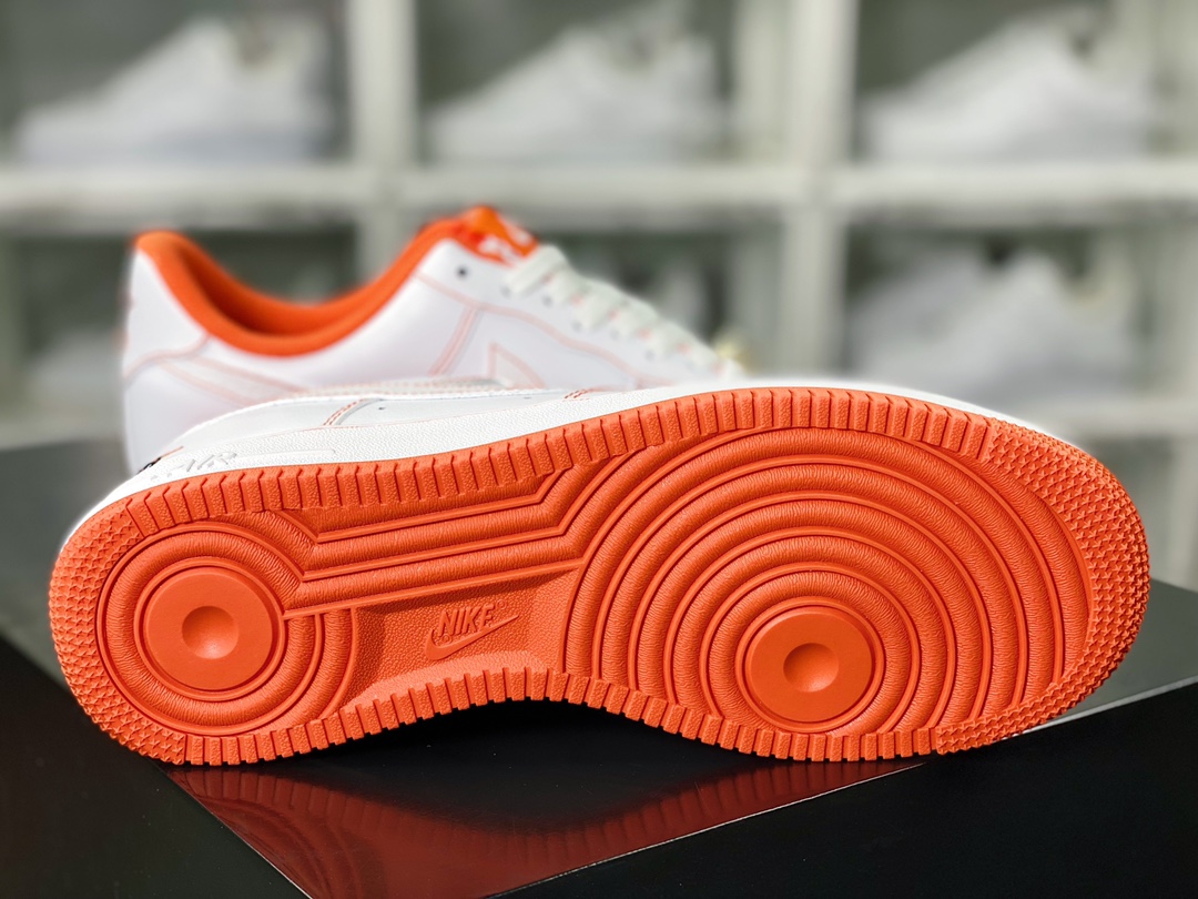 Air Force Low 1'07 ”Rucker Park” Air Force One classic low-cut sneakers ”leather white and orange street ball” CT2585-100