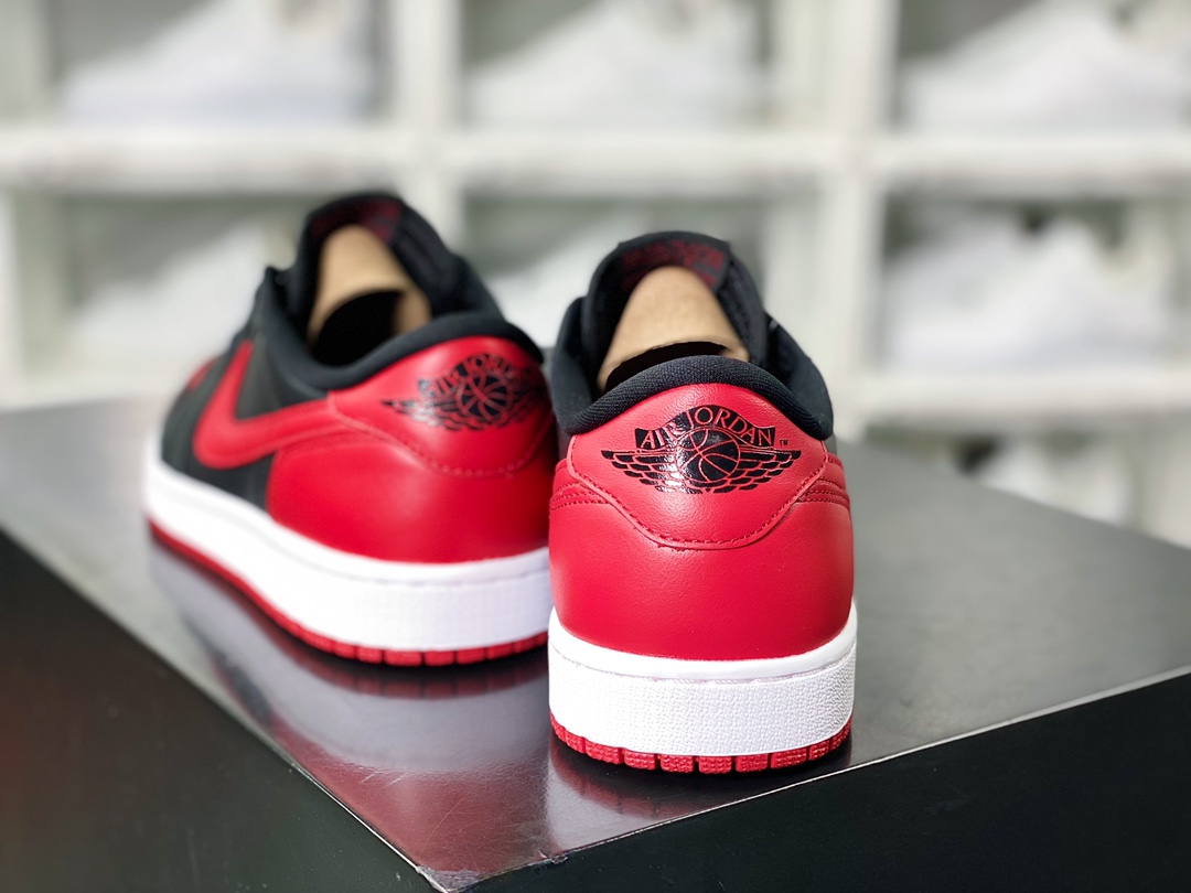 Air Jordan 1 Retro Low OG ”Bred” AJ1 Jordan generation low-top basketball shoes ”OG black and red forbidden to wear” 705329-001