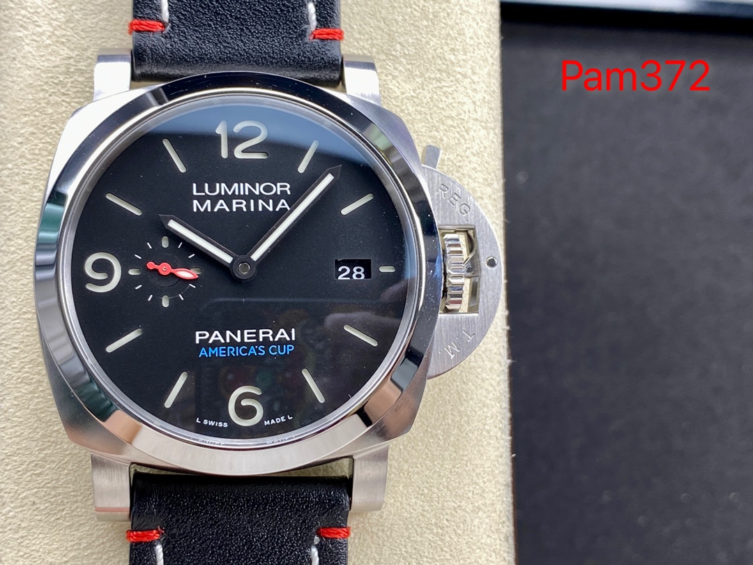 파네라이 PAM372 44mm 한정판 TTF 공장 레플리카 43808