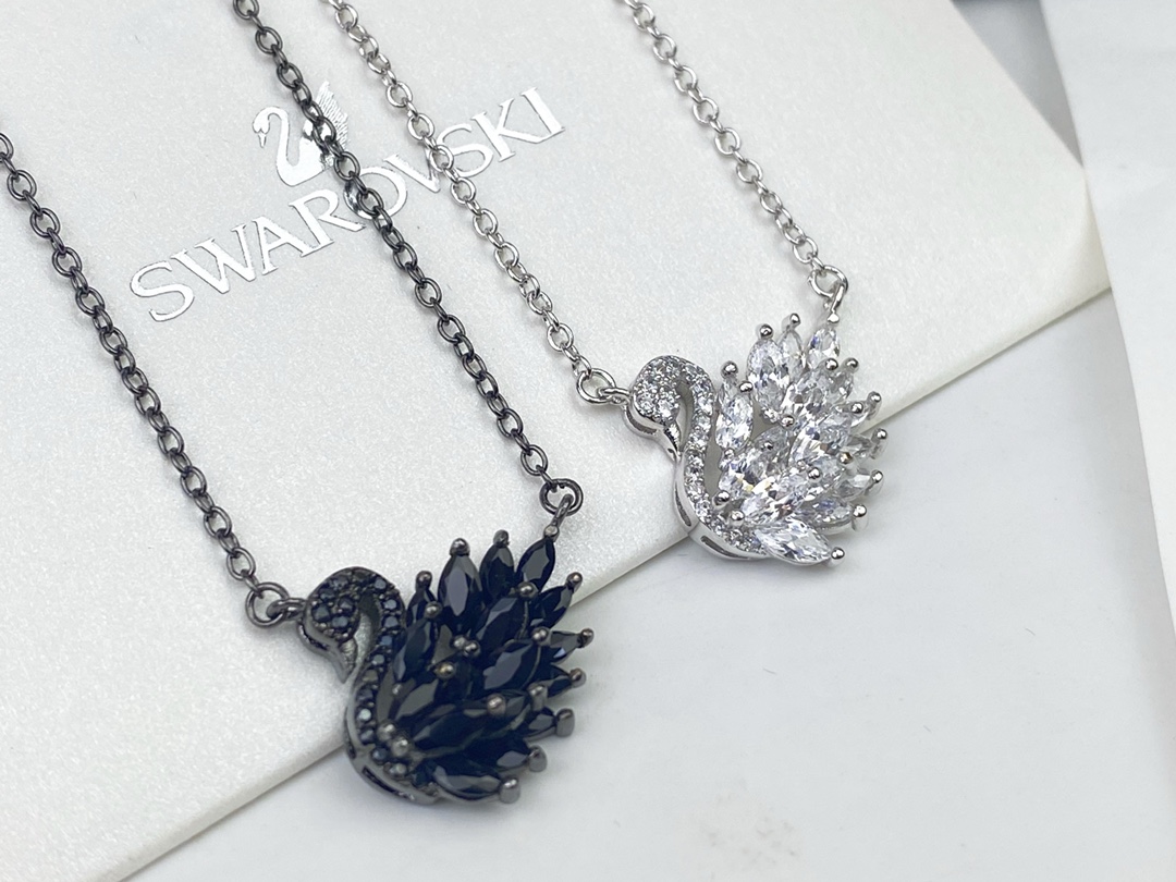 p200 for black swans/day swans, necklaces– #svallows # series– noble charms– independent elegance– thick gold plating– original - 图片 7